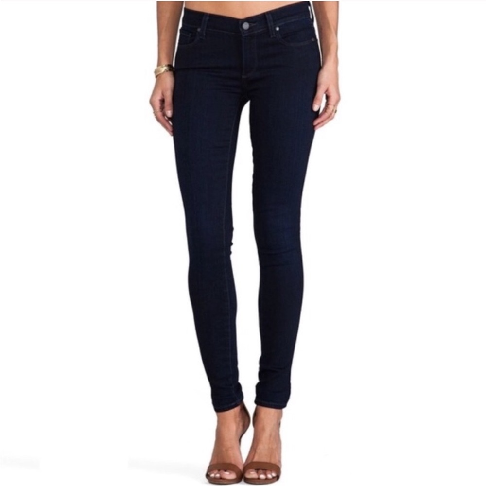 Paige Peg super skinny black stretchy pants